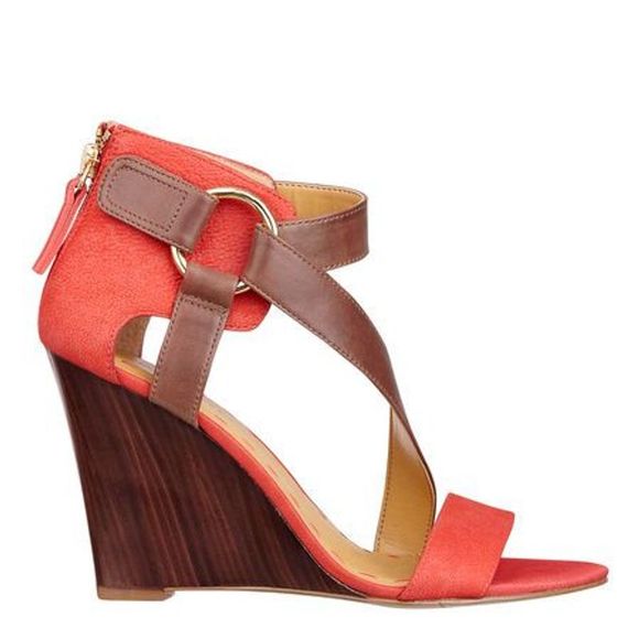 Nine West Shoes - Nine West Melissa Wedge Sandals in Watermelon